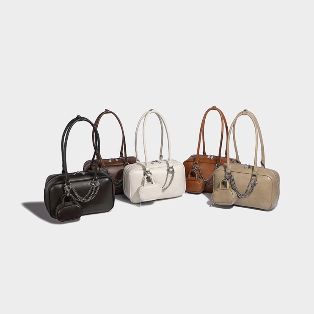 Autumn and Winter Niche Design Toast Bag Portable Bowling Bag Fashionable Large Capacity Casual Versatile Shoulder Armpit Bag