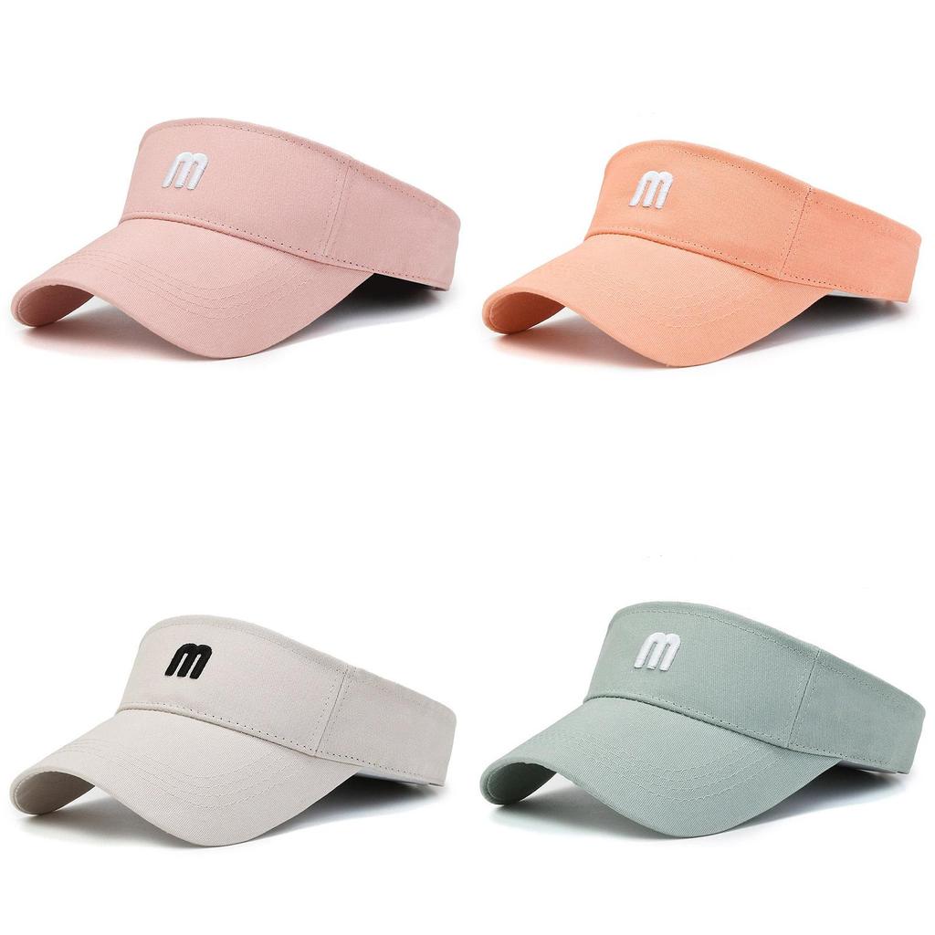 Empty Letter M Top Hat Ladies Summer Outdoor Sports Running Breathable Gift