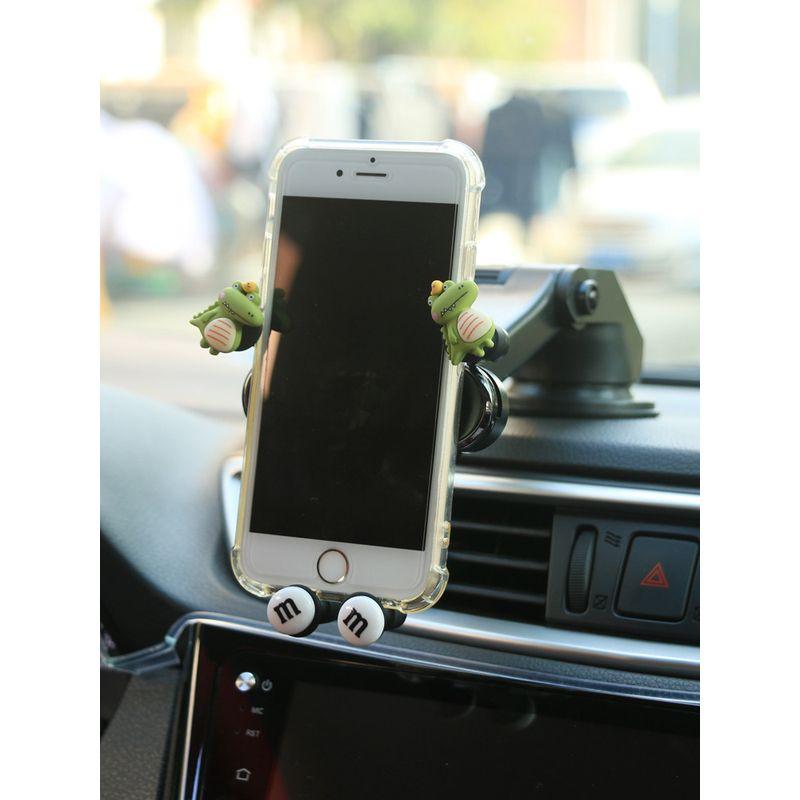 Car Phone Holder Cute Suction Cup Fixed Car Support Universal Car Car Interior Navigation Support