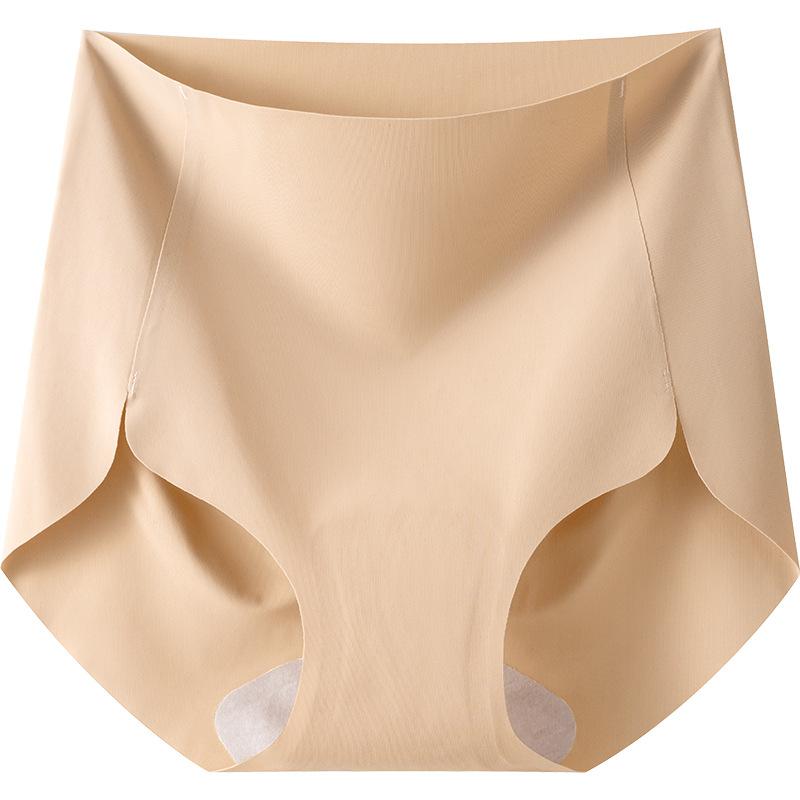 Big Size Female Red Life Year High Waist Split Anti Wear Leg Draw Abdomen Lift Hip Seamless Triangle Briefs