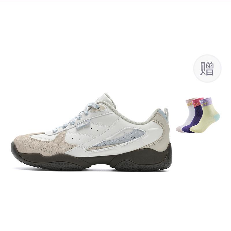 Fila FOUNTAIN Shoes Breathable Low Top Casual Shoes Women's Coconut Milk White F12W531105FCP