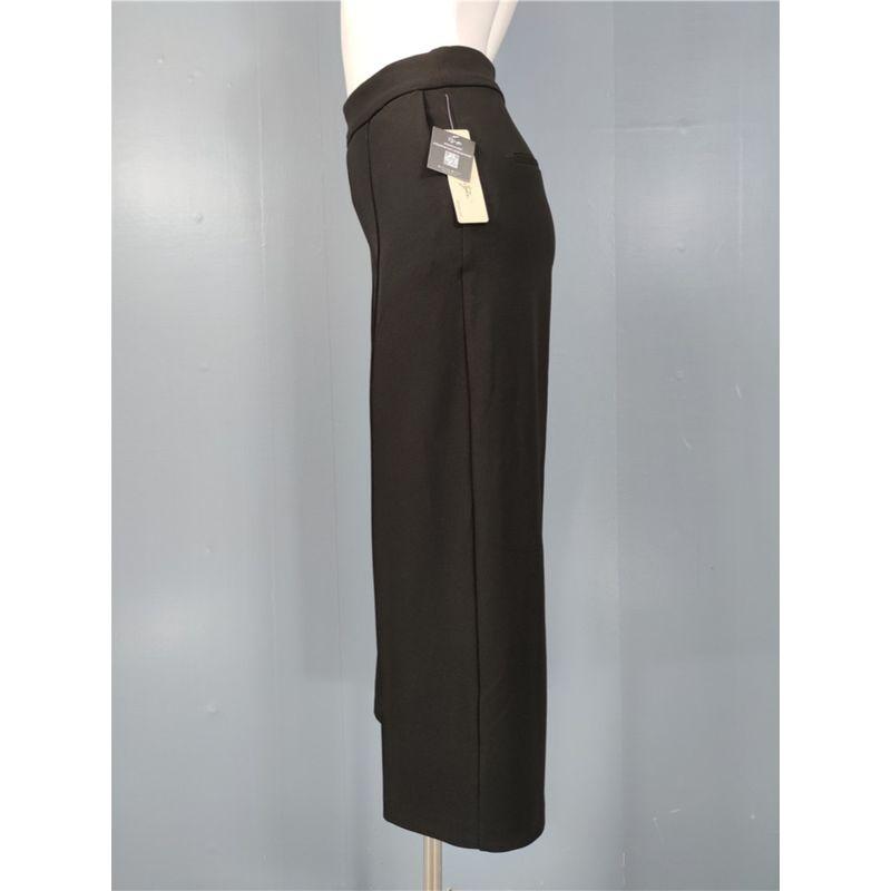 Gas Field High Waist Drooping Loose Suit Ruched Culottes