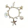 European and American sea shell  fashion holiday wind summer beach beaded ocean shell  jewelry