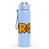 1PC BRO Bold Letter Text Art Print 750ml Color Plastic Sports Water Bottle Leakproof Flip Straw Lid Suitable for Sports Office Home Use