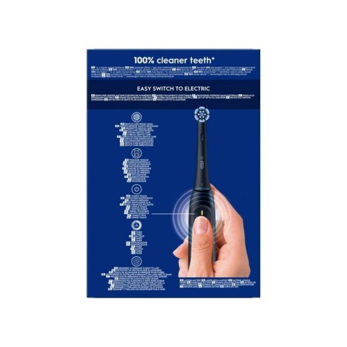 Brosse À Dents Électrique - Oral-B - iO 2 Duo - Noir Et Vert Forêt - 3 Modes - Doux Pour Les Gencives