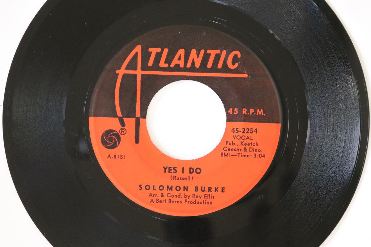 

7inch Record SOLOMON BURKE - Yes I Do / Won t You Give Him (One 452254 Atlantic 1964 US Soul/Funk Used