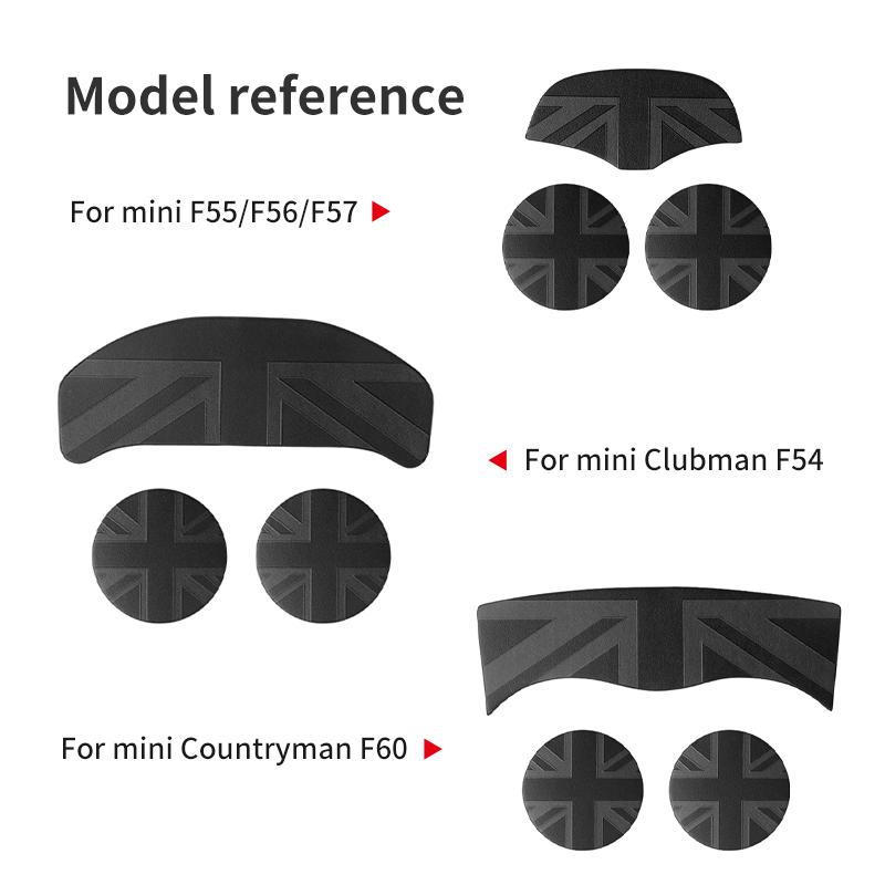 Union Jack Coffee Cushion Storage Groove Protect Coaster Car Cup Anti Slip Pad Mat For MINI Cooper F55 F56 F54 F60 Accessories