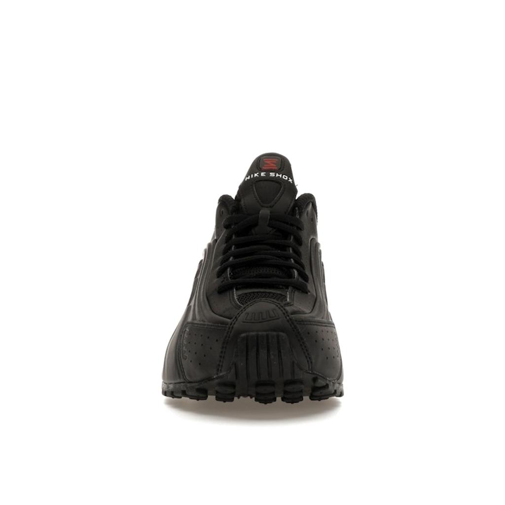 Nike  Shox R4 Black Women Sneakers Black-Max-Orange AR3565-004