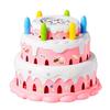 Children's Multi-Hole Electric Bubble Cake Machine with Lights & Music - Automatic Pretend Play Birthday Toy