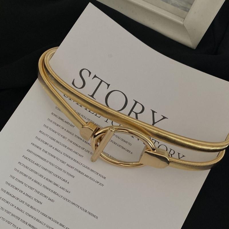 

And Contemporary Gold Silver Waist Chain For Women Perfect For Dresses Sweaters More And Oval Gold 60cm