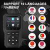 Official QISI OBD2 Diagnostic Japanese Language Engine Check Light Multilingual Manual OBD Scan Tool Scanner, Support, Eraser, Included, (Black)