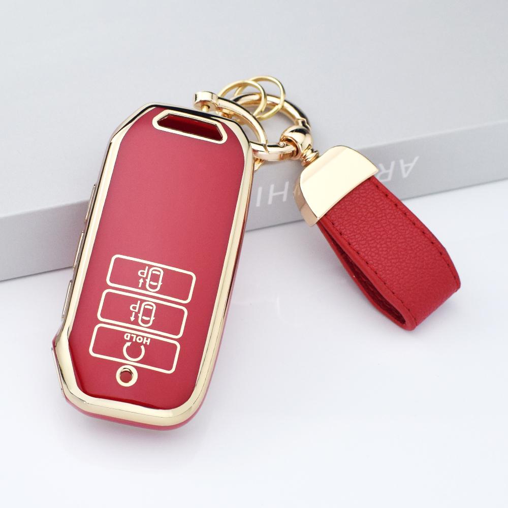 Soft TPU Car Key Cover Case Protection Shell For Kia Sorento MQ4 2020 2021 2022 EV6 K8 V6 Keyless Holder Car Accessories
