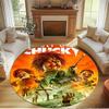 Bride of Chucky Print Round Rug, Washable Floor Carpet, For Entryway Dorm Laundry Room Office Study, Home Decor Birthday Christmas Gift