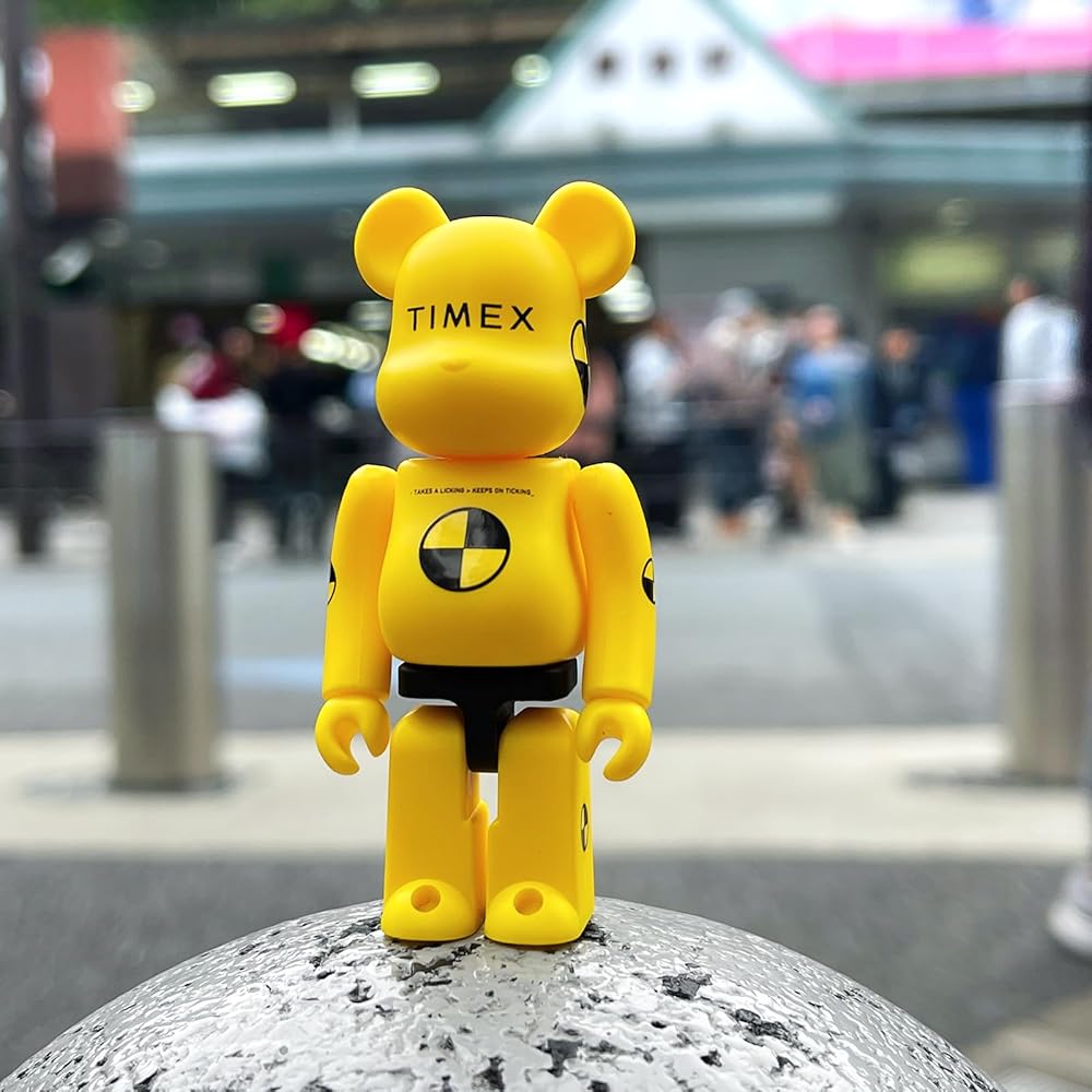 Timex BE@RBRICK 170th Anniversary TXBR100-YL Yellow Plastic Watch