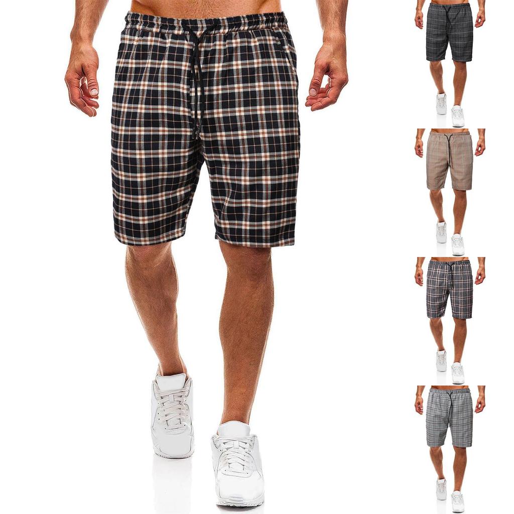 Men's Plaid Casual Shorts