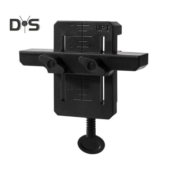 

Позиционер для установки дверцы шкафа, устойчивый к коррозии, легкий, регулируемый, простой монтаж, универсальный инструмент для обработки дерева чёрный