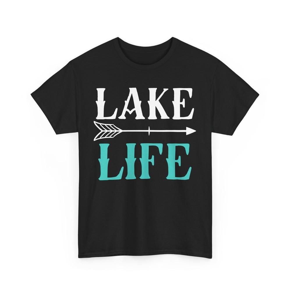 

Boating Lake T-Shirt, Lake Life Lake Lovers Fisherman Fishing Shirt S