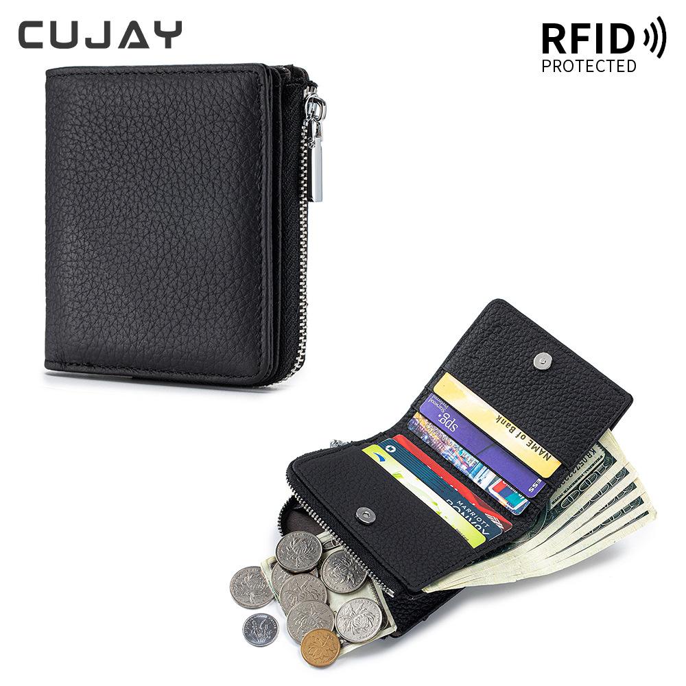 New Short Wallet Anti-theft Brush Women's Premium Wallet Multi-function Wallet