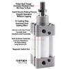 Airtac Type SAI Series Pneumatic standard cylinder SAI32 40 50 63 80 Bore 25s-350s Stroke Double Acting Pneumatic Cylinder