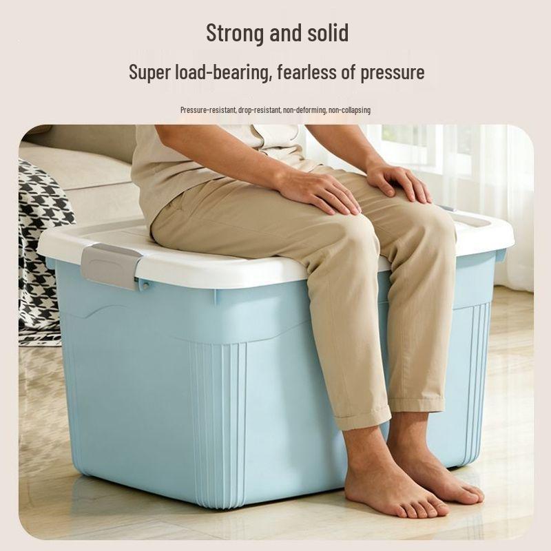 Extra Large Thickened Plastic Storage Box for Toys and Clothes