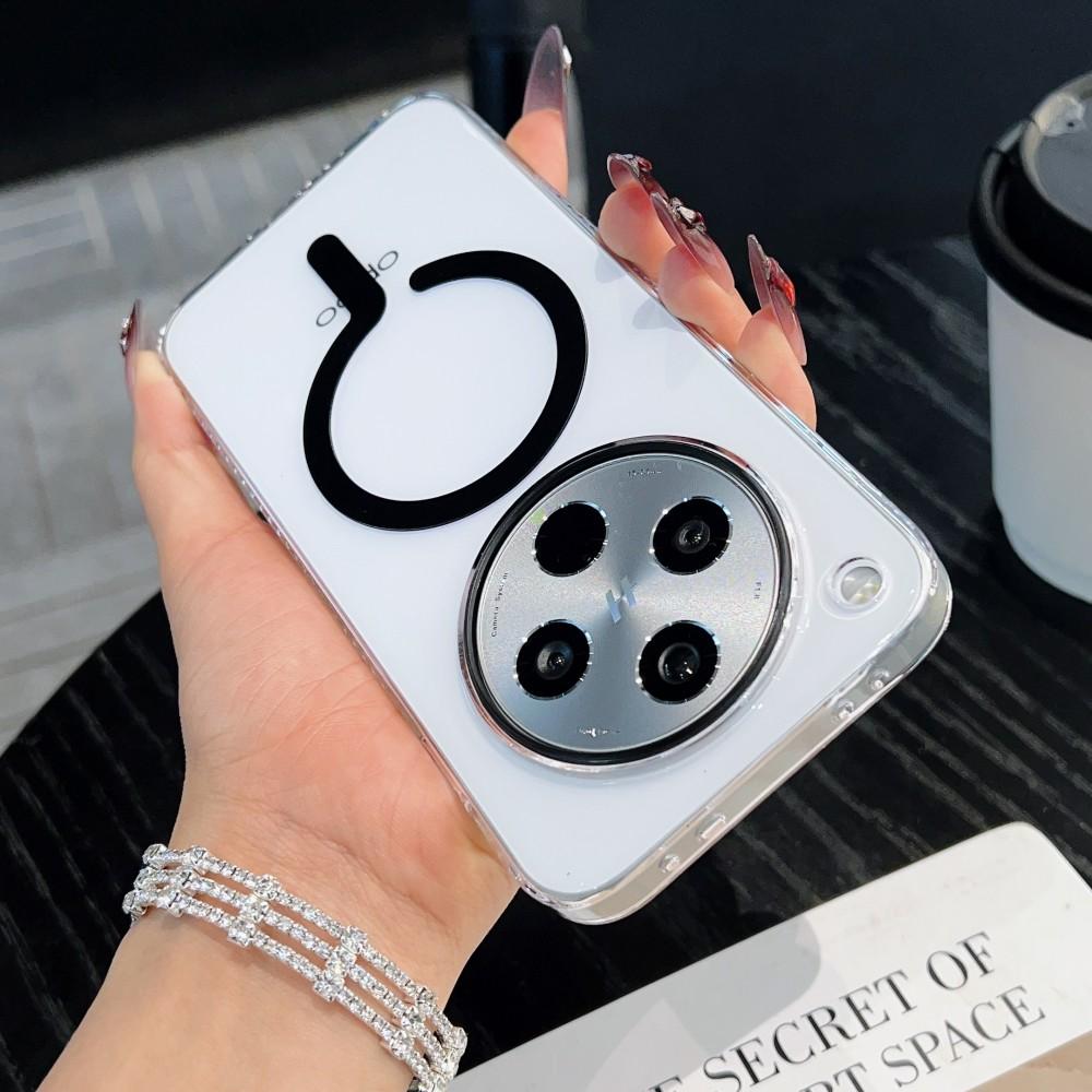 For OPPO Find X8 Pro Case Hard PC Transparent Magnetic wireless charging Protective Back Cover For Find X8 Ultra X8S Plus Shell
