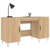 Bureau Sonoma Eik 140x50x75 cm Spaanplaat