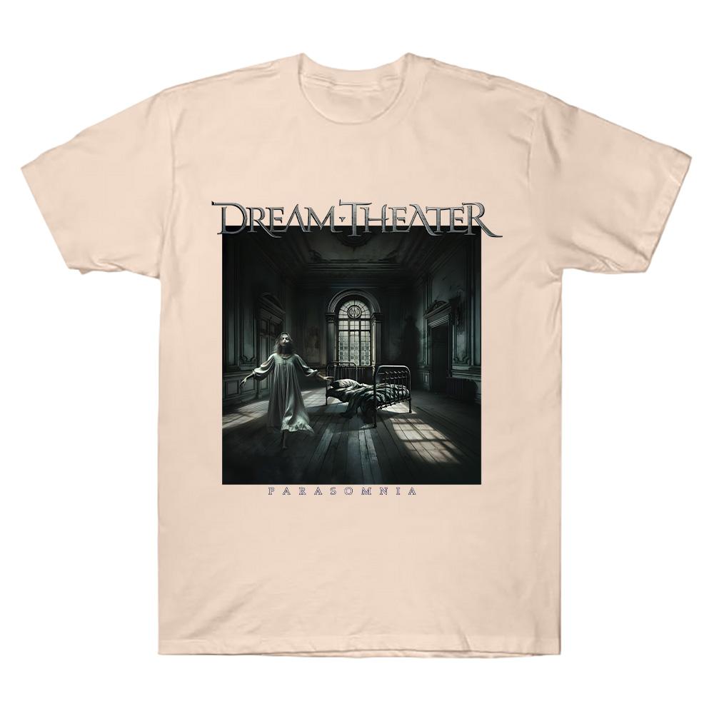 Dream Theater Parasomnia T-shirts Men's T-Shirt Cotton Short Sleeve Tee Hip Hop Vintage Band Tees Y2k Streetwear Unisex