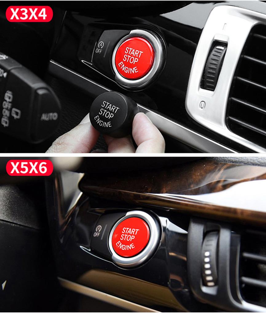 LHD RHD Engine Ignition Auto Start Stop Switch Cover OFF Button For BMW X3 F25 X4 F26 X5 F15 X6 F16 61319291693 61319291694