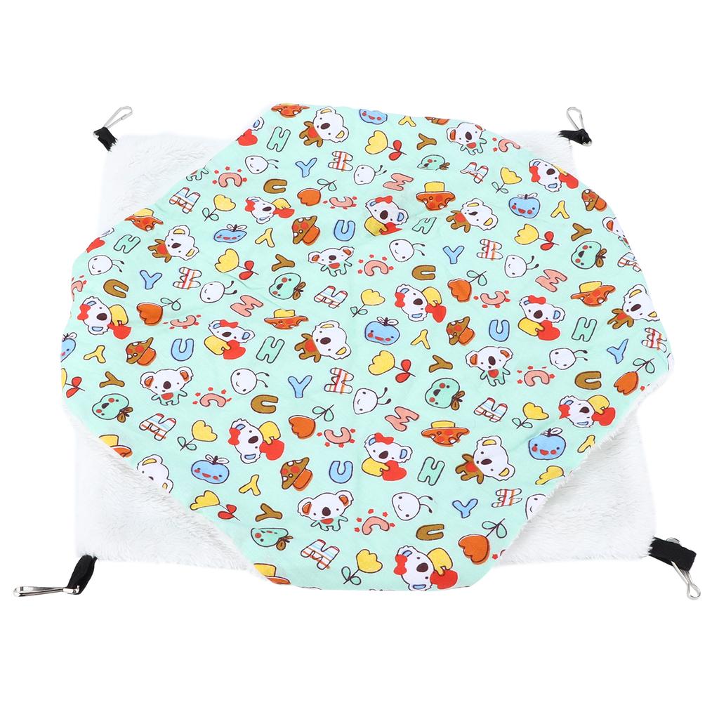 Small Animals Hanging Hammock Warm Plush Bunkbed Pet Cage Hammock for Hamster Ferret Chinchilla
