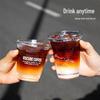 VAKADA 300ml PET Cold Drink Cups with Lids (1000-pack)
