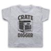 Crate Digger Vinyl Record Store Day Collector Dj Retro Kids Child's T-Shirt