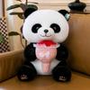 Süßes Panda-Stofftier Cartoon Plüschtier Geschenk für Kinder und Erwachsene