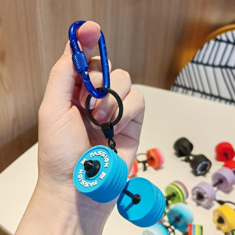 Fitness Bag Hanging High-value Equipment Series Dumbbell Barbell Key Chain Backpack Jewelry