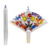 Happy Birthday Candle Fan-Shaped Birthday Candle Supplies Birthday Cake Candle Decor Funny Candles for Decorating Birthday Theme