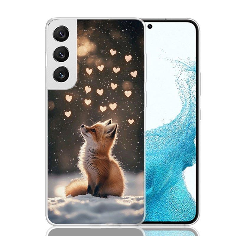 

Animal Fox Phone Case For Samsung Galaxy S26 Ultra S23 S24 S25 Edge S20 FE S21 S22 Plus Soft Print Shell Cover Fundas Galaxy S23 Samsung S23 Plus