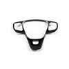 For Ford Kuga Escape     2024 ABS Carbon Fiber Steering Wheel Buttons Frame Cover Trims Car Styling Accessories