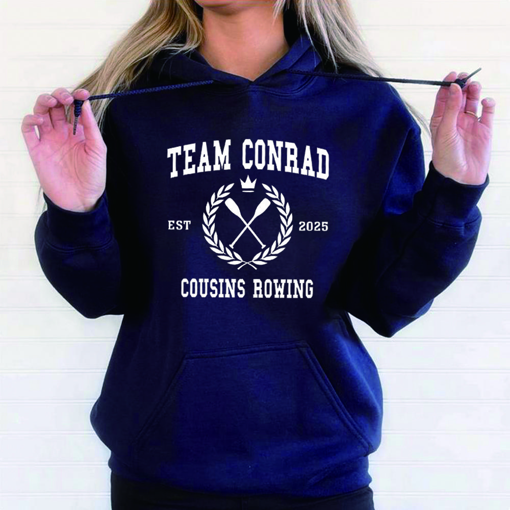 Team Conrad Hoodie Cousins Rowing Sweatshirt The Summer I Turned Pretty Hoodied Tsitp Tee Cousins Beach Pullover Unisex Hoodies 3XL