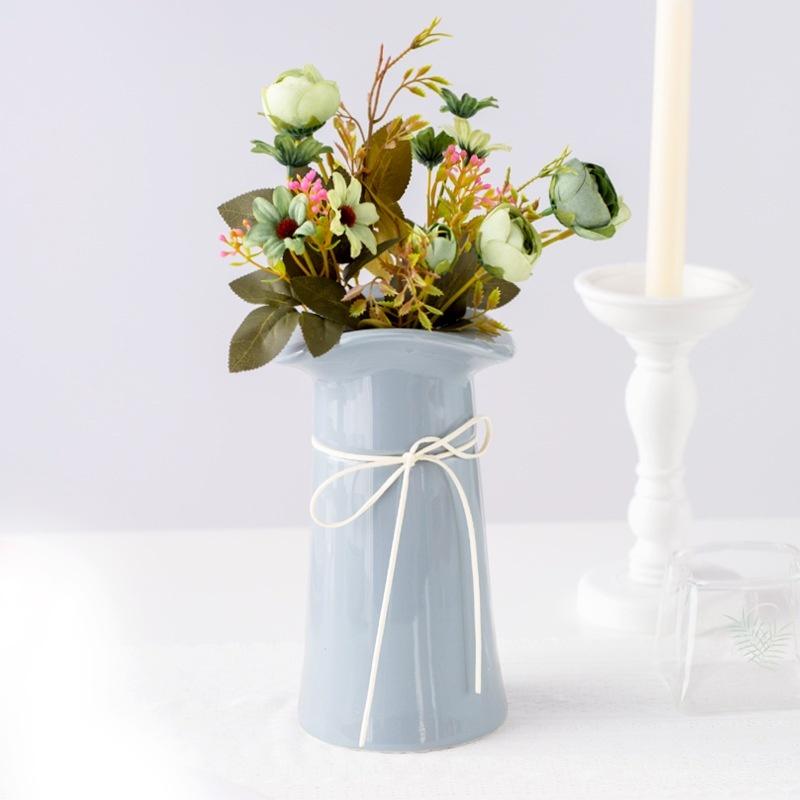 Artificial Flowers for Wedding Table Home Vase Decor Bouquet Fake Flowers Christmas Decorations