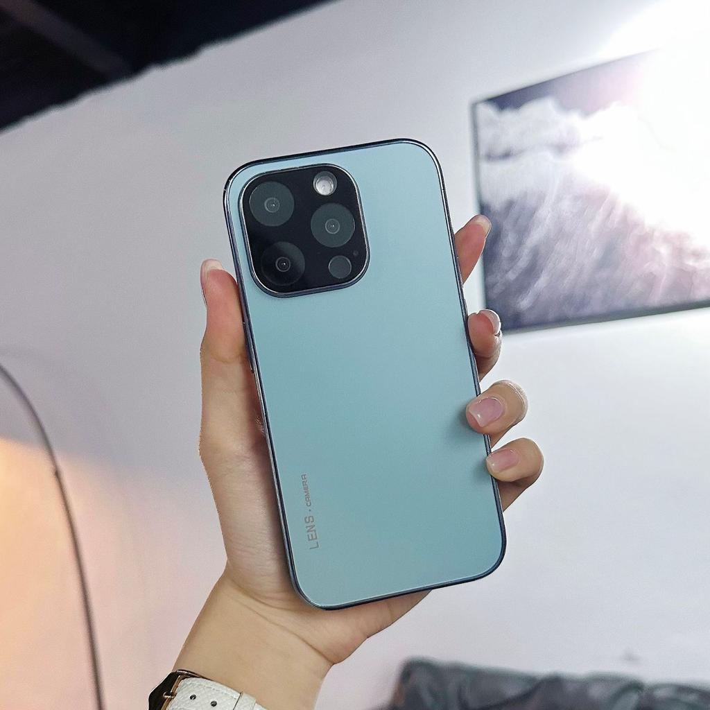 Electroplated Matte Finish Suitable for Apple 16promax Phone Case IPhone15 Lens Film  14PC Full Package  13 Protective Case