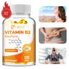 Vitamin B2 Weichkapseln: Gelenkgesundheit, Hautgesundheit, leicht resorbierbar, spendet Energie, geeignet für Erwachsene.