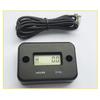 NEW-Waterproof LCD Display Digital Hour Meter Inductive Timer For Bike Motorcycle ATV Snowmobile Engine, Black
