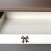 Furniture Hardware Cabinet Door Knobs Retro Wardrobe Drawer Pulls Bow Tie Brass Handle  Window