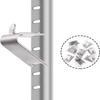 16 Pack 1.5mm Stainless Steel Freezer Shelf Fixing Clip  Suitable for Refrigerators  Freezers  Etc.  Silver