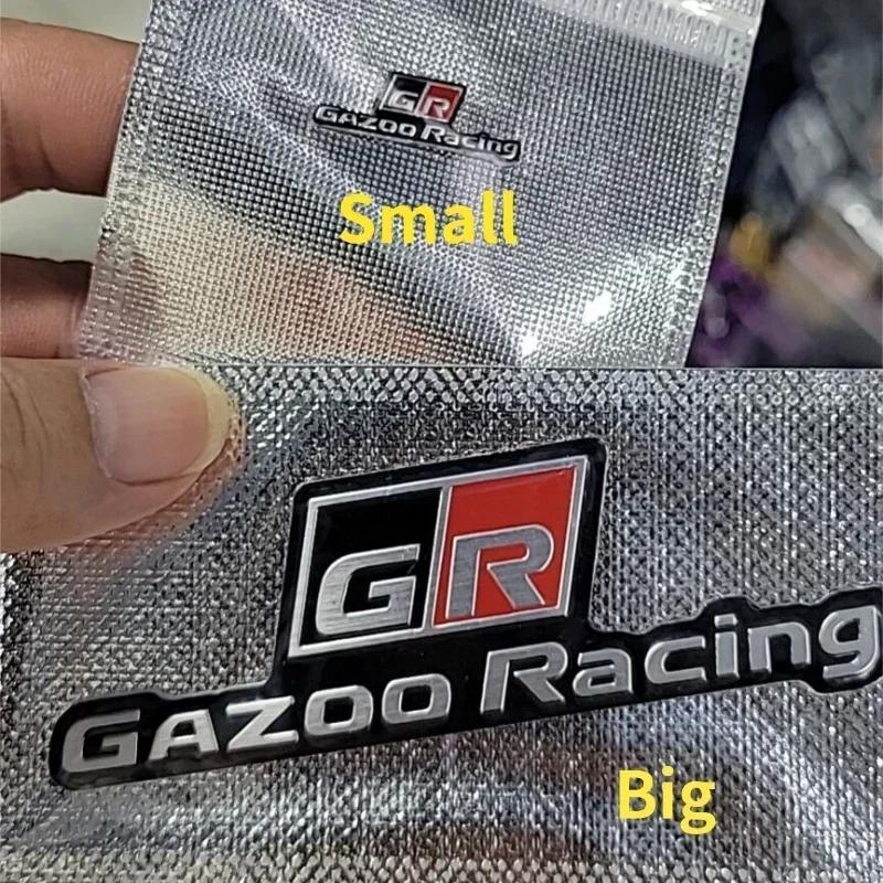 Lqzh5 For Toyota GR GAZOO Sport Corolla Racing Yaris Rav4 CHR Auris Camry Highlander Car Steeing Wheel Decoration Sticker Side Badge