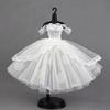 Mini Black Princess Doll Dress Wedding Dress Fluffy Skirt Multilayer Lace Tutu Dotted Doll Dress For Dolls Party Dress Clothes