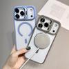Fashion Metal Magnetic Lens Stand Case For iPhone 17 Air 16E 15 14 Plus 13 12 11 Pro Max Wireless Charge Camera Protective Cover