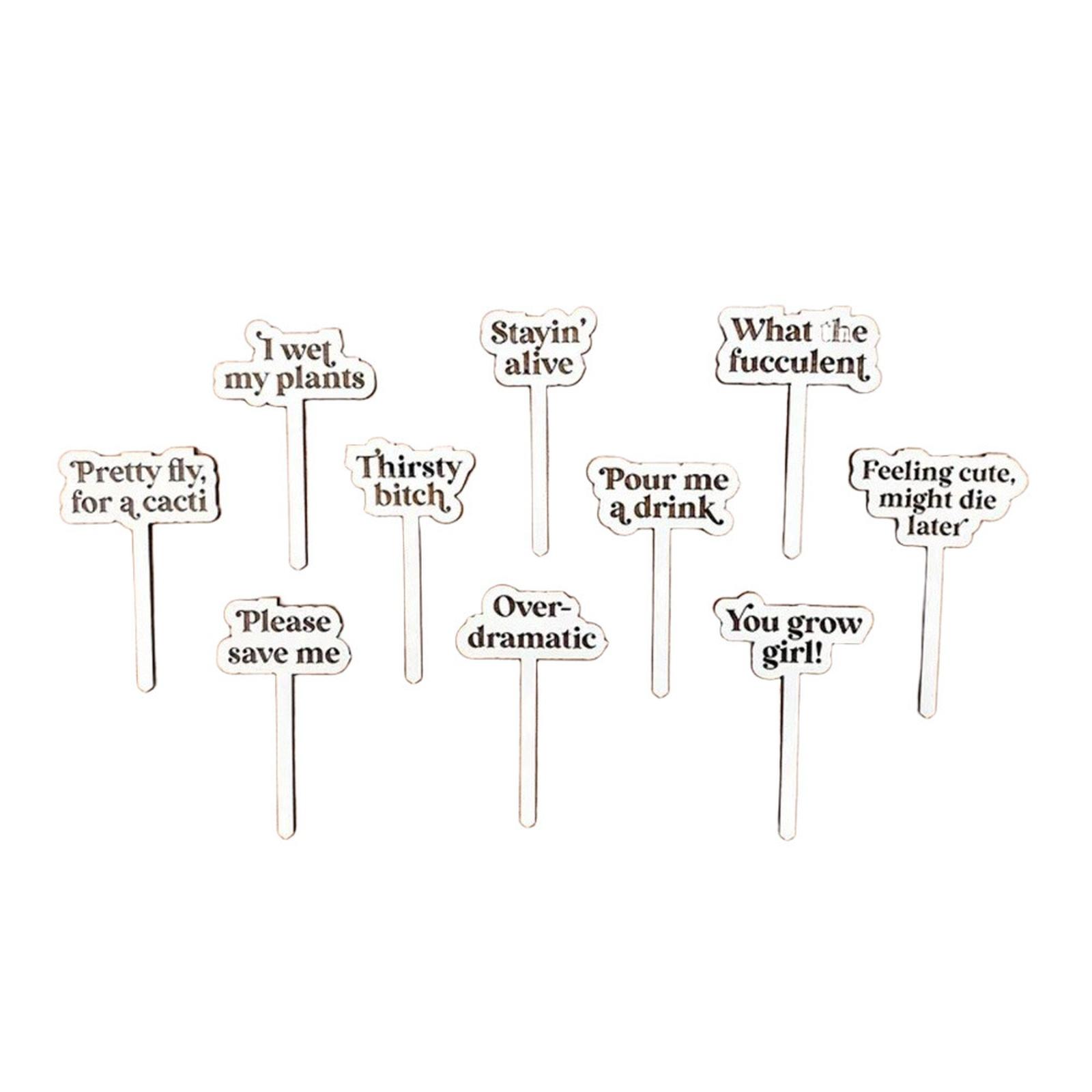 

Деревянные маркеры для растений – Маленькие садовые колышки для суккулентов и зеленых растений One Size