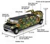 Scale 1:32 H2 Car Model Toy Doors Opened Pull Back High Simulation Miniature Off-Road Vehicles Models Metal Toys Hooby Gifts