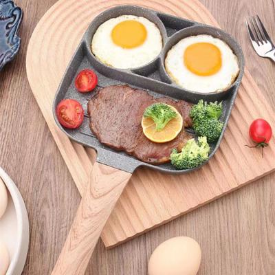 Panvica 4 otvory Vaječná omeleta Palacinka Varenie Nelepivá hranatá panvica Hrniec Kuchyňa