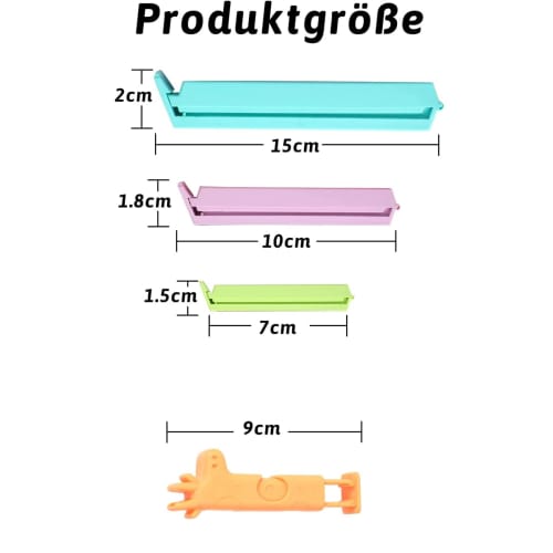 CCINEE Bag Sealing Clips for Food Storage, Moisture-Proofing, Keeping Food Fresh, Preventing Oxidation, and Preserving Snacks In the Kitchen, Durable